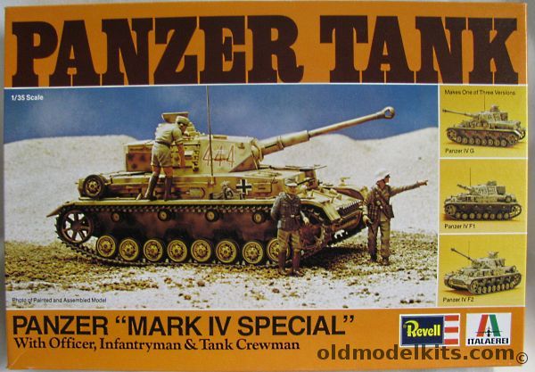 Revell 1/35 Panzer Mark IV Special - Panzer IV G / F1 / F2 Versions, H2110 plastic model kit